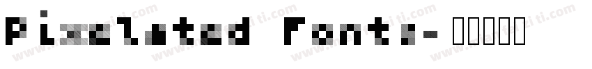 Pixelated Fonts字体转换